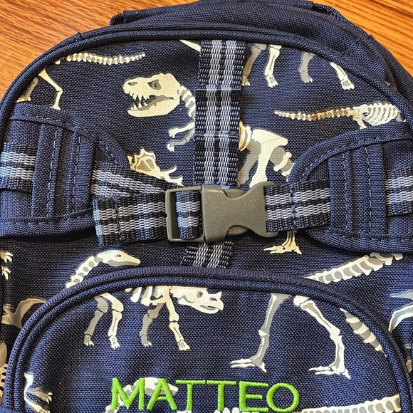 Mini Backpack Kids Pottery Barn Monogram “Matteo” - Picture 2 of 12